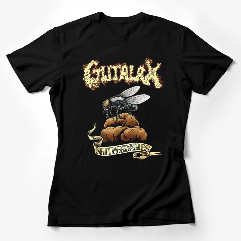 Gutalax The Shitpendables Female T-Shirt