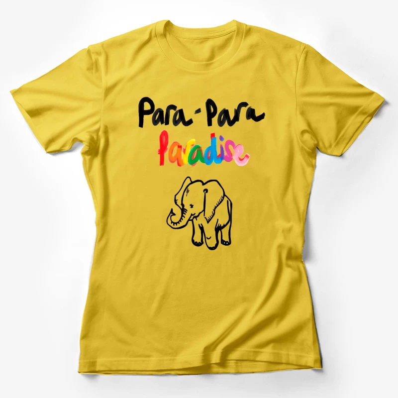 Coldplay Para Para Paradise Female T-Shirt