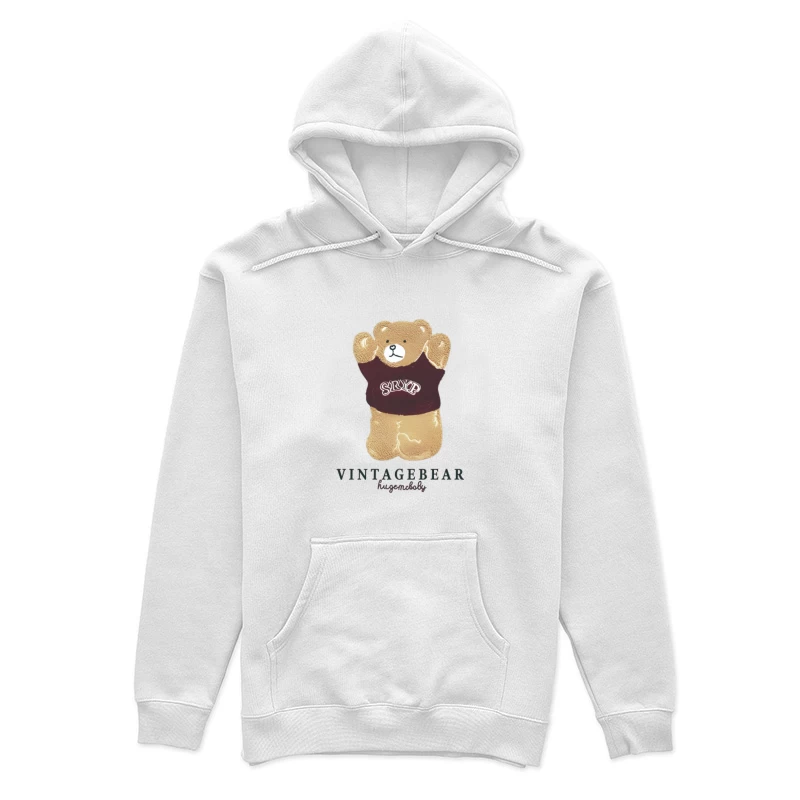 Graphique d'Ours Vintage avec Sweat Femme Sweat à capuche