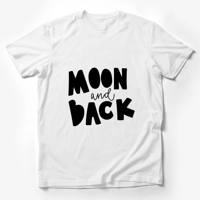 Lune et Retour - Design Minimaliste Homme T-Shirt
