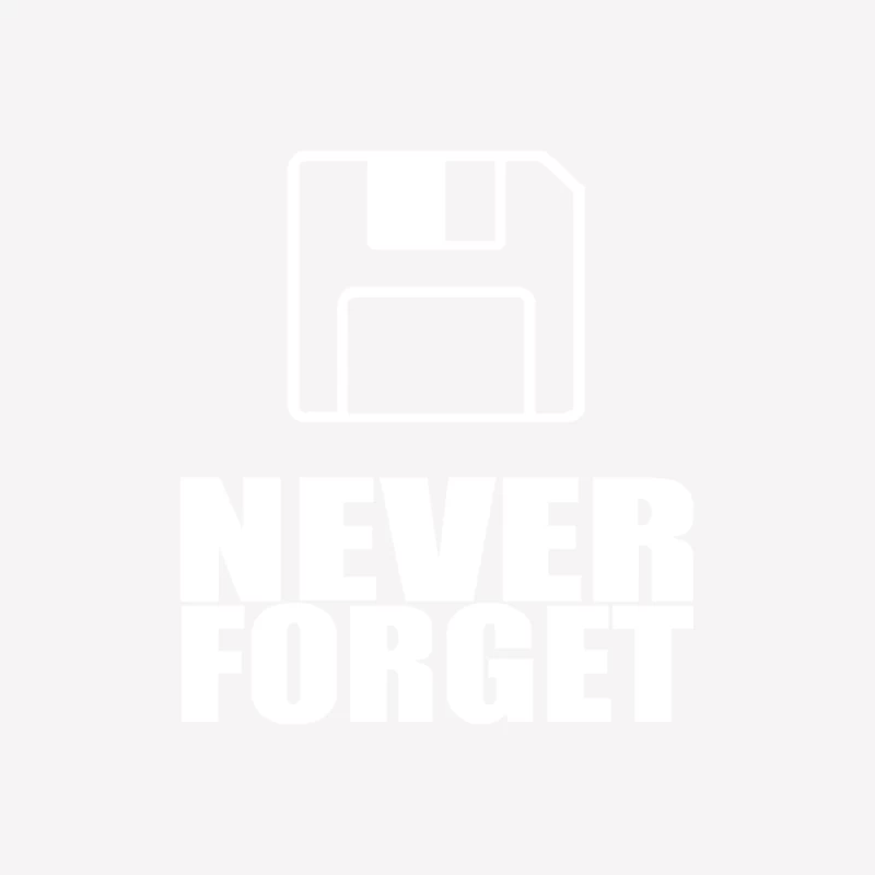 Never Forget 3.5 Floppies Female T-Shirt