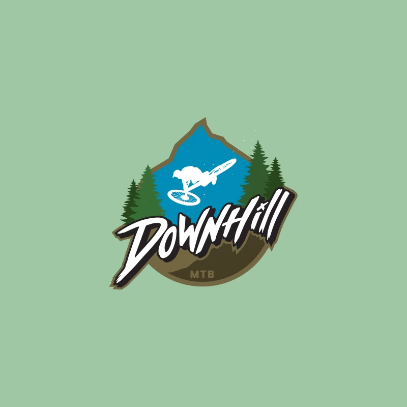 Downhill Mountain Biking Desk Mat
