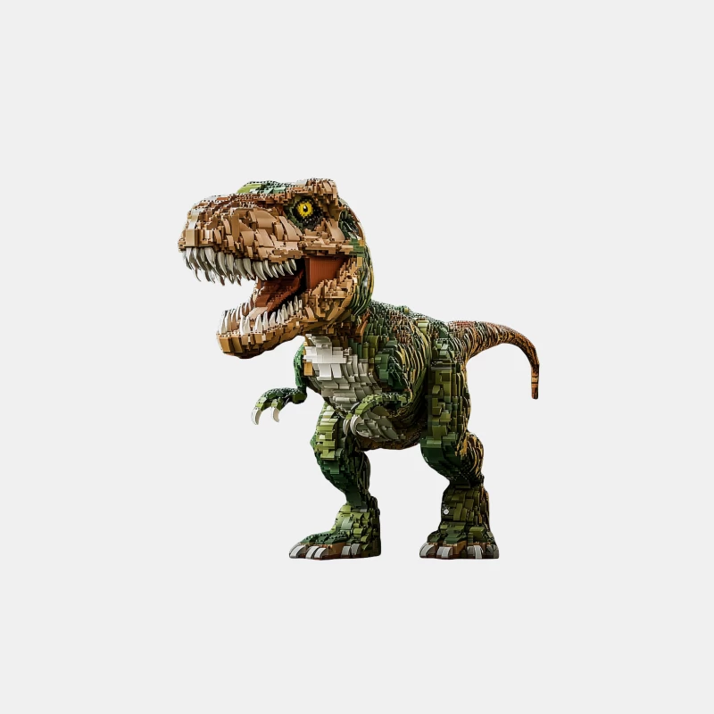 LEGO T-Rex Dinosaur Toy: Jurassic Building Block Creation Male Tank Top