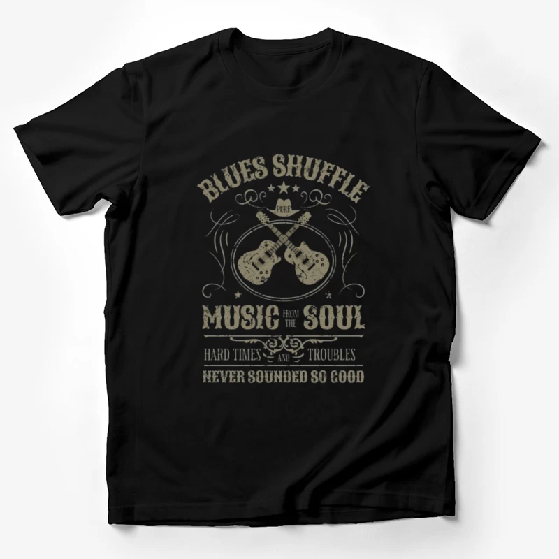 Blues Shuffle Musikdesign Herren T-Shirt
