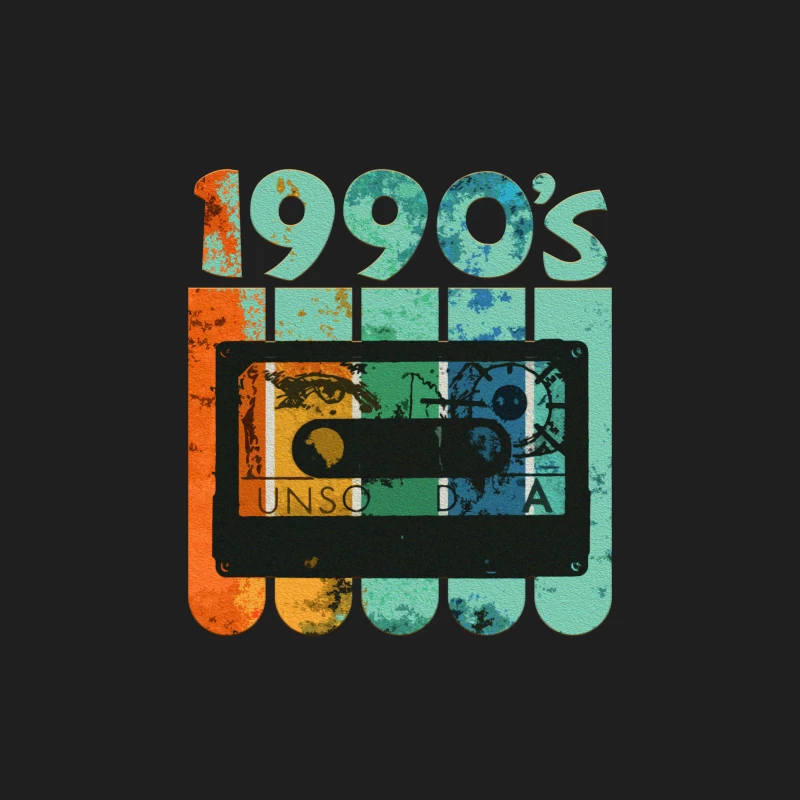 Retro 1990er Jahre Kassetten-Design Herren Tanktops