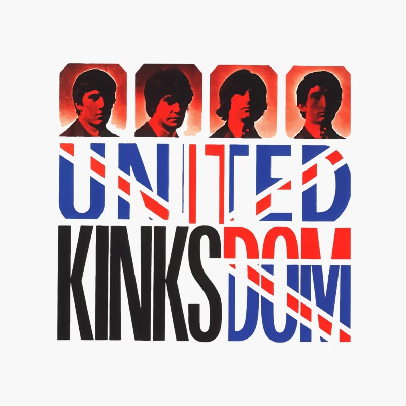 The Kinks United Kingdom Pop Art Album Cover Design Cotton Tote Bag