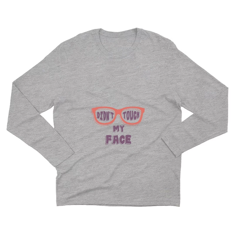 Lunettes humoristiques - Message amusant Homme Manches Longues T-Shirt
