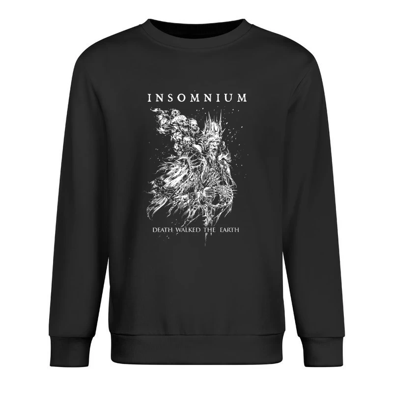 Insomnium Death Walked The Earth Male Pullover Sweatshirt