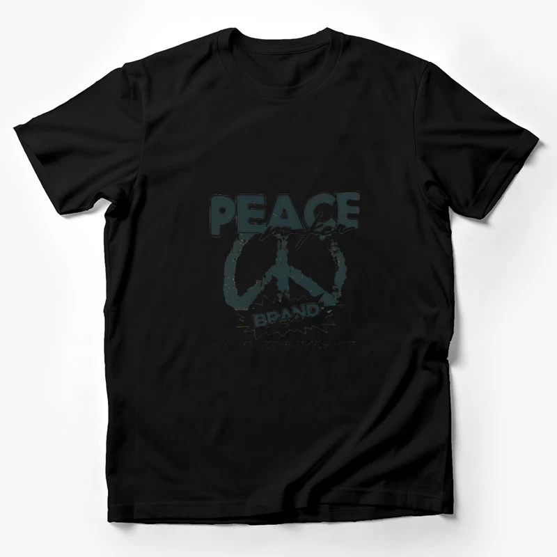 Logo de marque avec signe de paix Homme T-Shirt