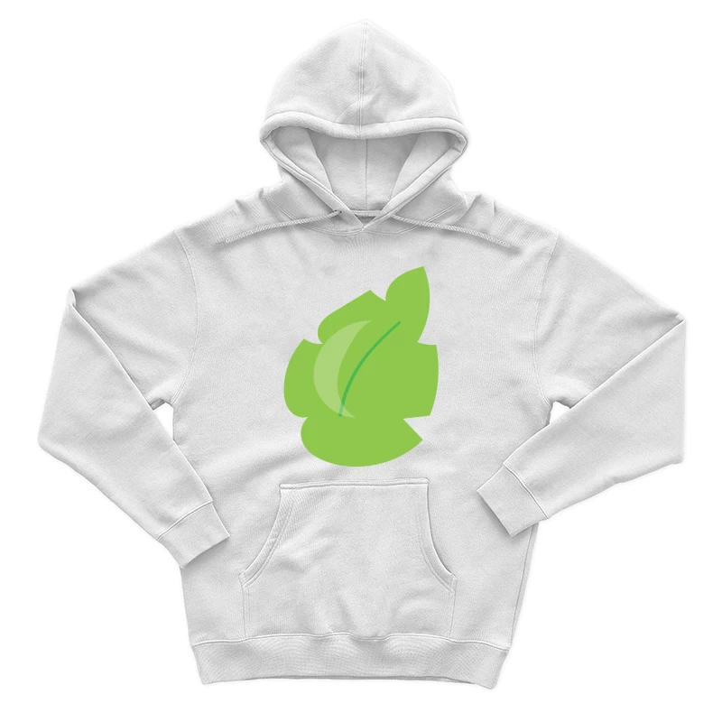 Icône de feuille verte Homme Sweat à capuche