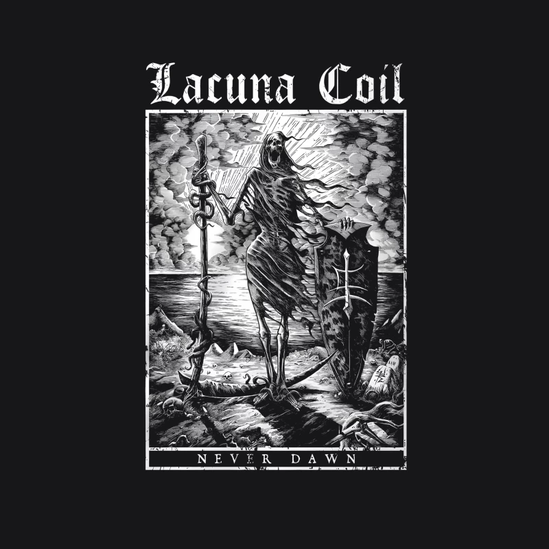 Lacuna Coil Never Dawn Male Pullover Hoodie