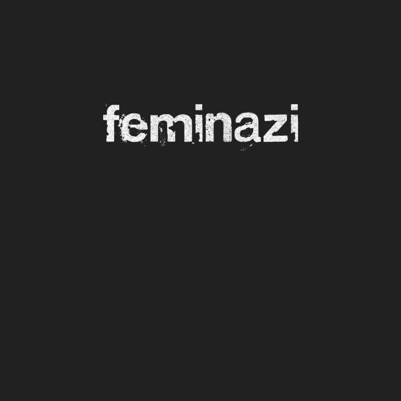 Feminazi  Typography Design Bucket Hat