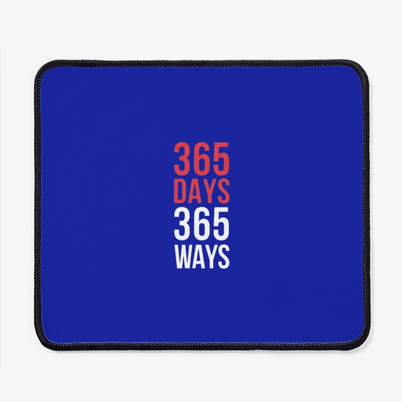 365 Days of Motivation and Self-Improvement Mouse Pad