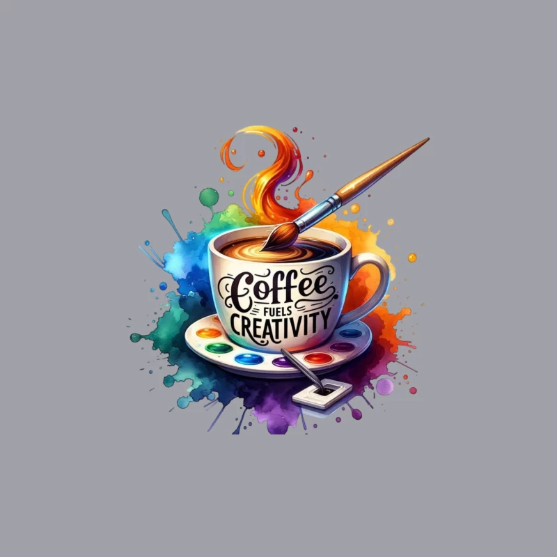 Coffee Fuels Creativity Travel Mug