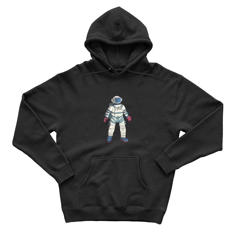 Illustration eines Astronautenanzugs im Comic-Stil Herren Pullover Hoodie