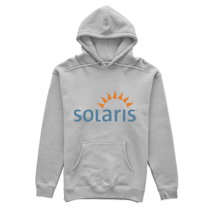 Solaris Operating System Logo with Sun Symbol Female Pullover Hoodie