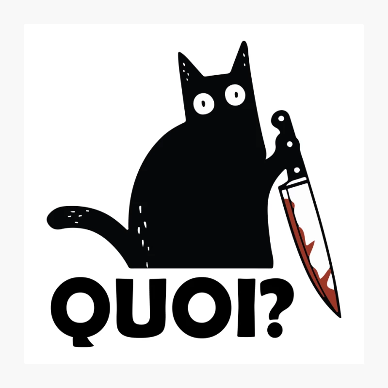Black Cat Murderous Pin