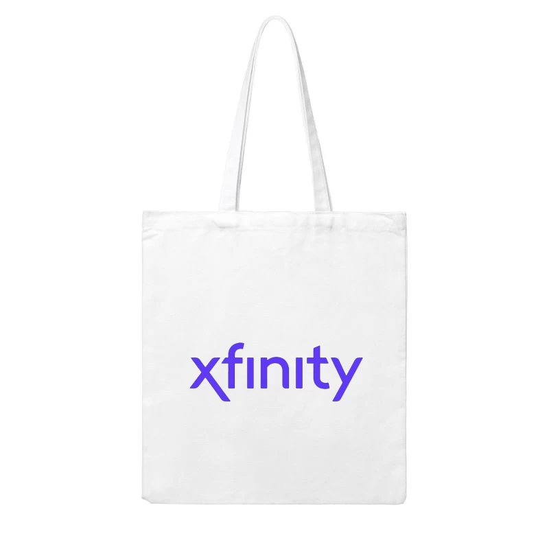 Purple Xfinity Corporate Logo Cotton Tote Bag