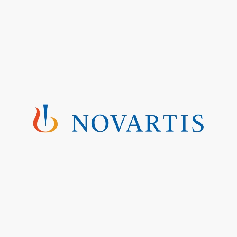 Novartis Healthcare Company Corporate Logo Cotton Tote Bag