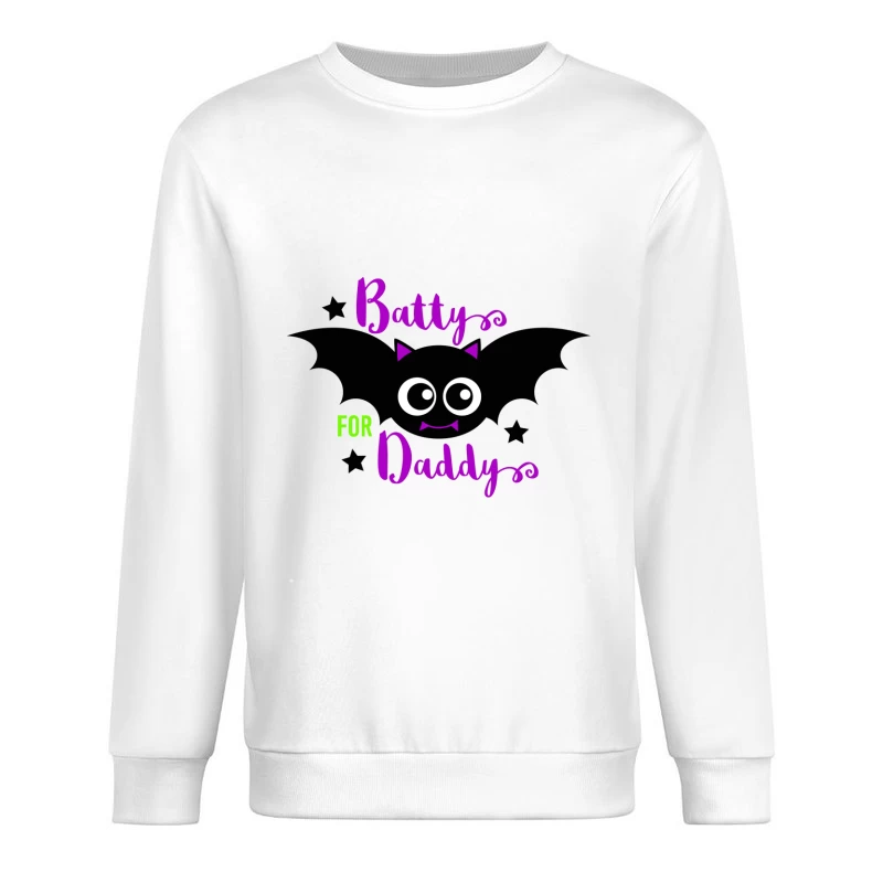 Design de chauve-souris mignon pour papa Homme Sweat-shirt à enfiler