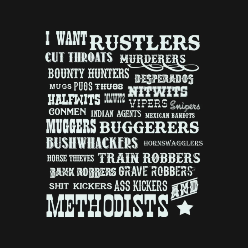 Blazing Saddles Wanted Mouse Pad