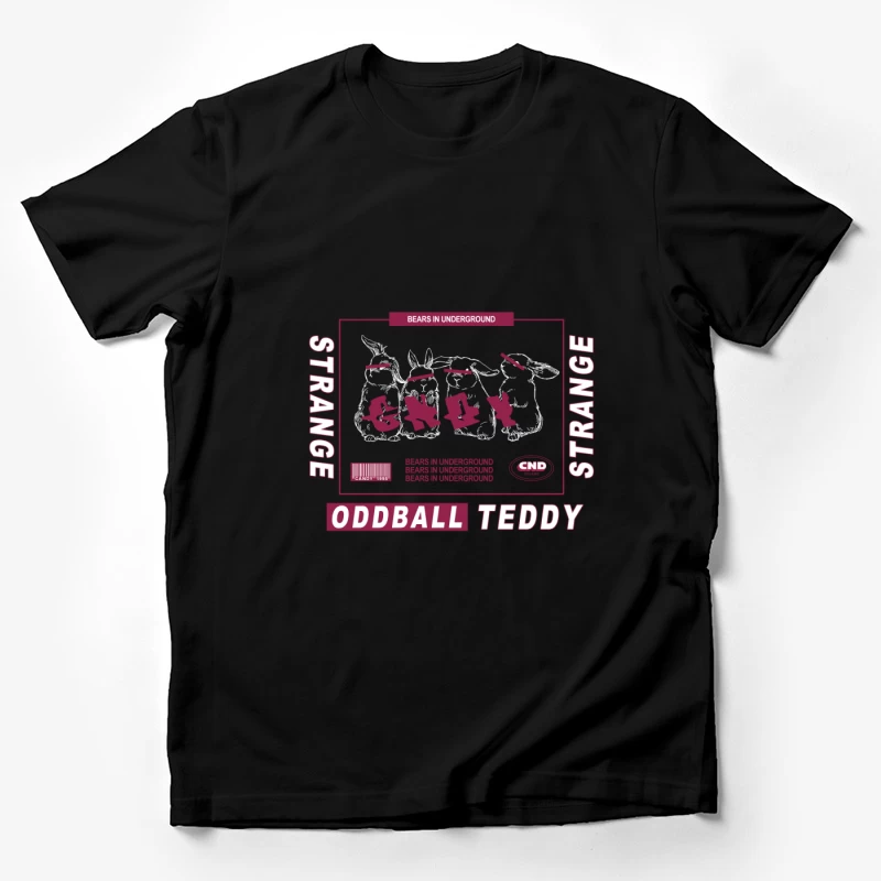 Seltsame Teddybären im Untergrund Herren T-Shirt