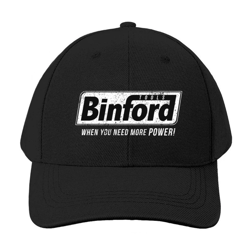 Vintage Binford Tools Logo with Power Slogan Baseball Cap