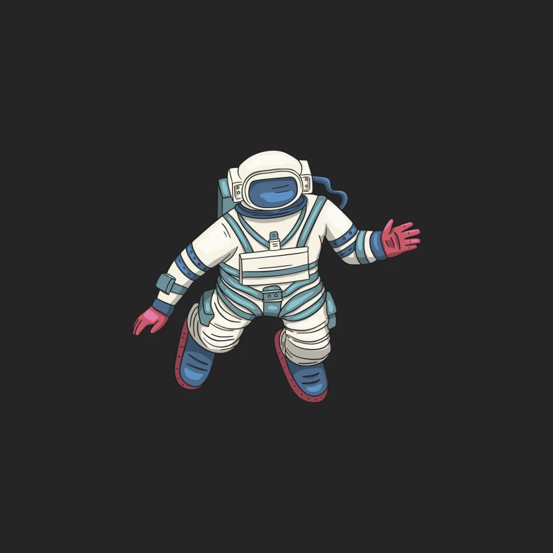 Astronaut im Raumanzug schwebt Damen Pullover Sweatshirt