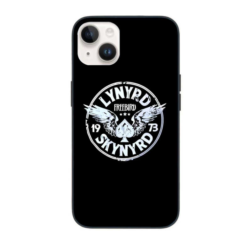 Lynyrd Skynyrd Freebird Winged Spade Logo 1973 iPhone Case