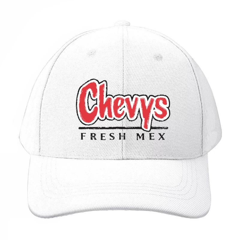 Chevys Fresh Mex Restaurant Logo Design Baseball Cap