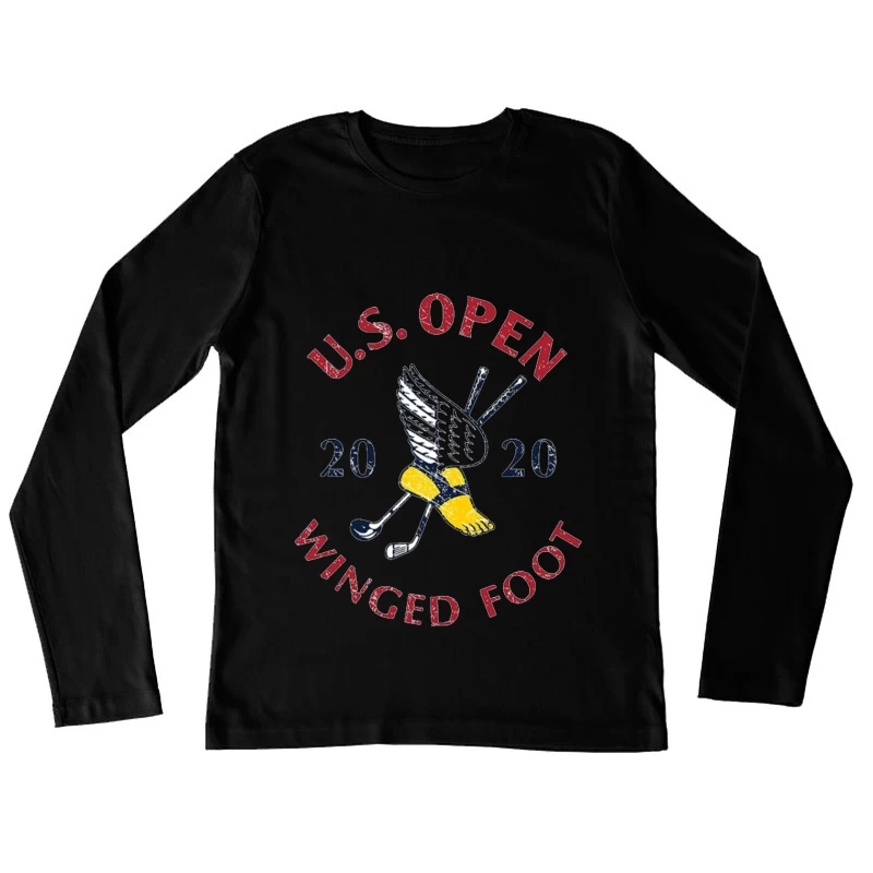 2020 US Open Golf Championship at Winged Foot Logo Design Female Long Sleeve T-Shirt