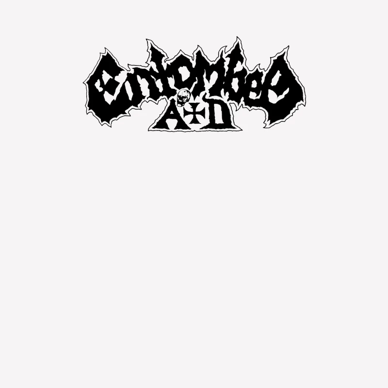 Entombed Black Logo Male T-Shirt