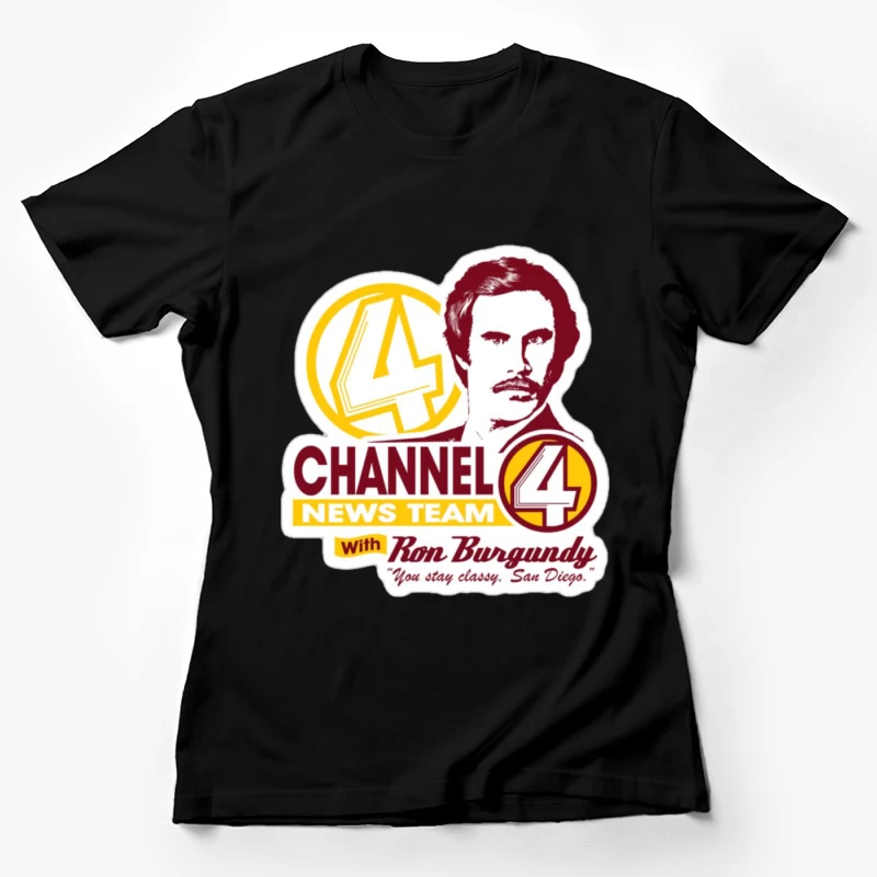 KVWN Channel 4 News Logo 3 Female T-Shirt
