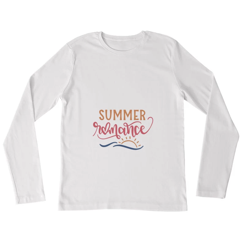 Été Romantique au Coucher du Soleil Femme Manches Longues T-Shirt