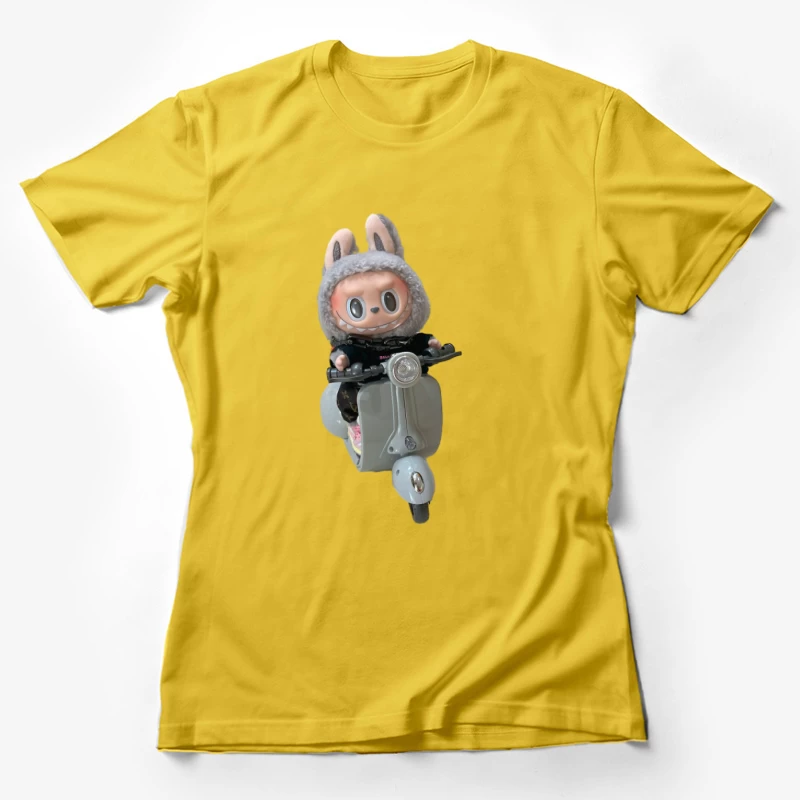 Spielzeug auf einem Roller mit Hasenohren-Helm Damen T-Shirt