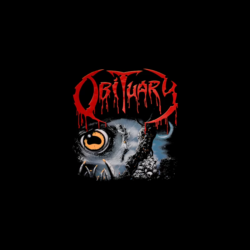 Obituary Slowly We Rot Red Travel Mug