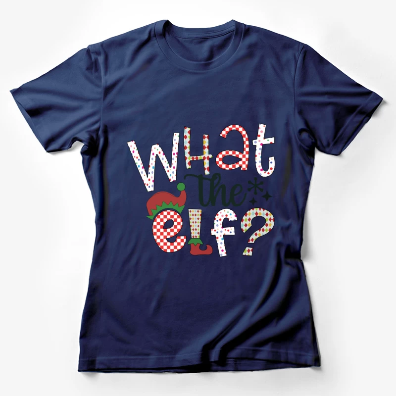 Expression drôle de Noël avec lutin Femme T-Shirt