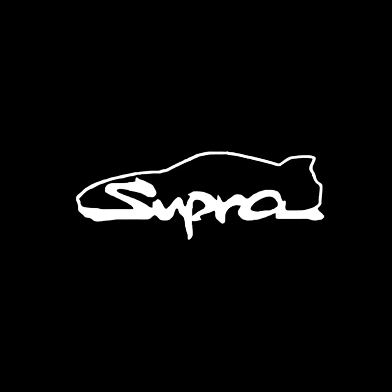 Toyota Supra Logo Minimalist Outline Design Coffee Mug