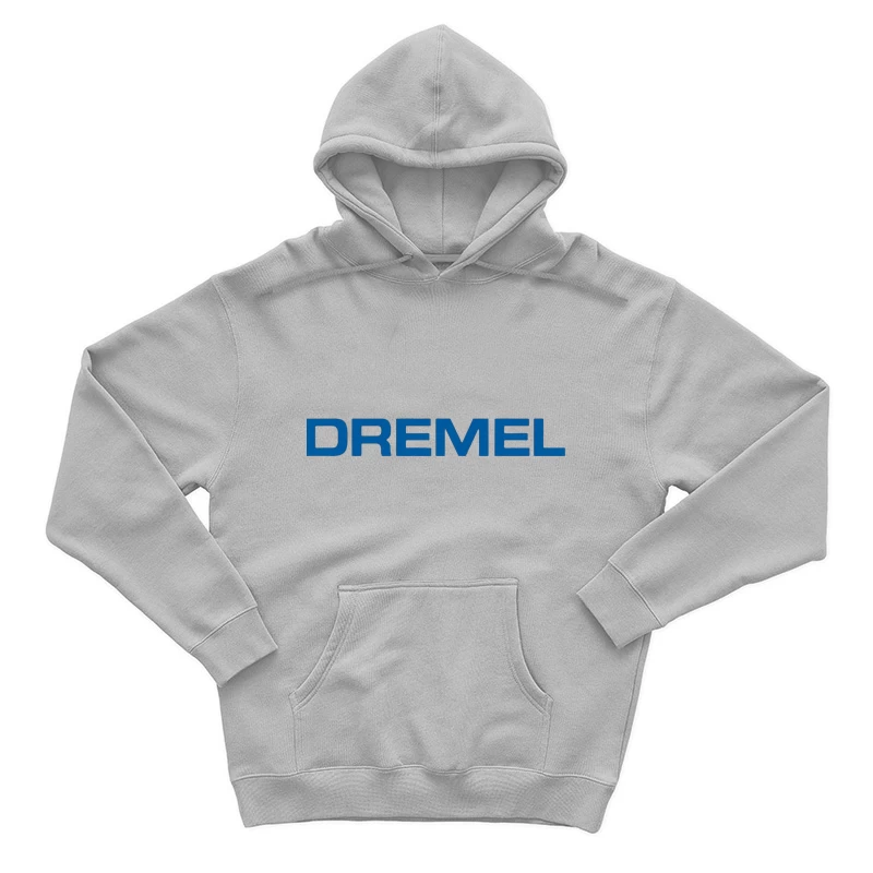 Dremel Power Tools Company Blue Logo Male Pullover Hoodie