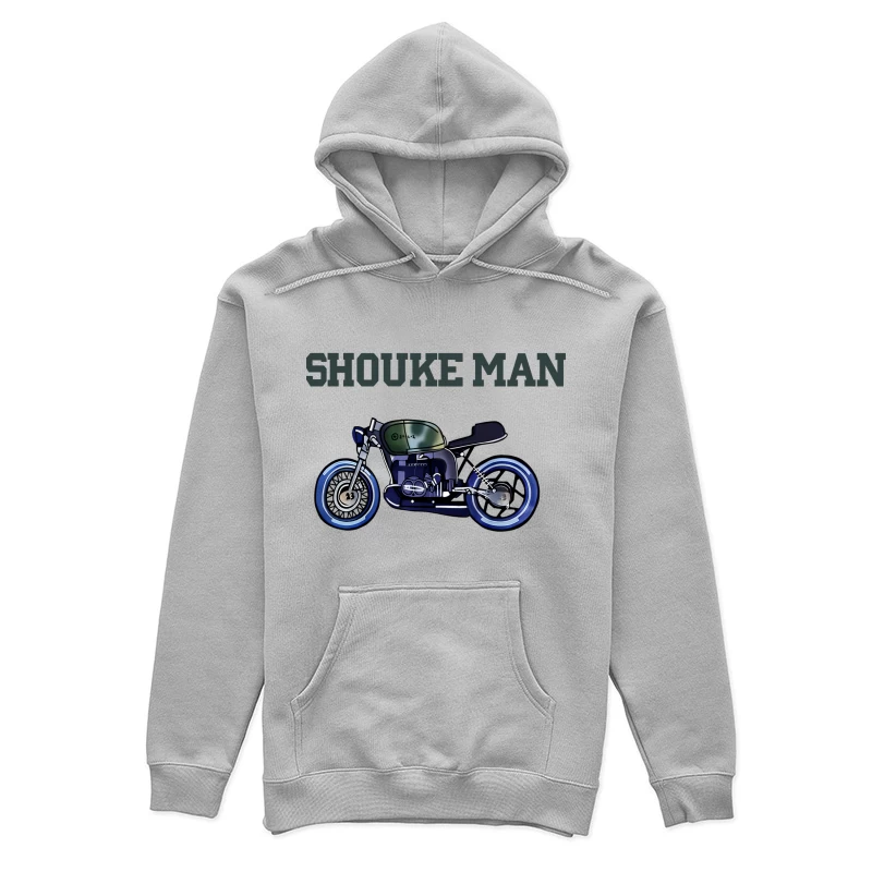 Motorrad Kunstwerk mit Text Damen Pullover Hoodie