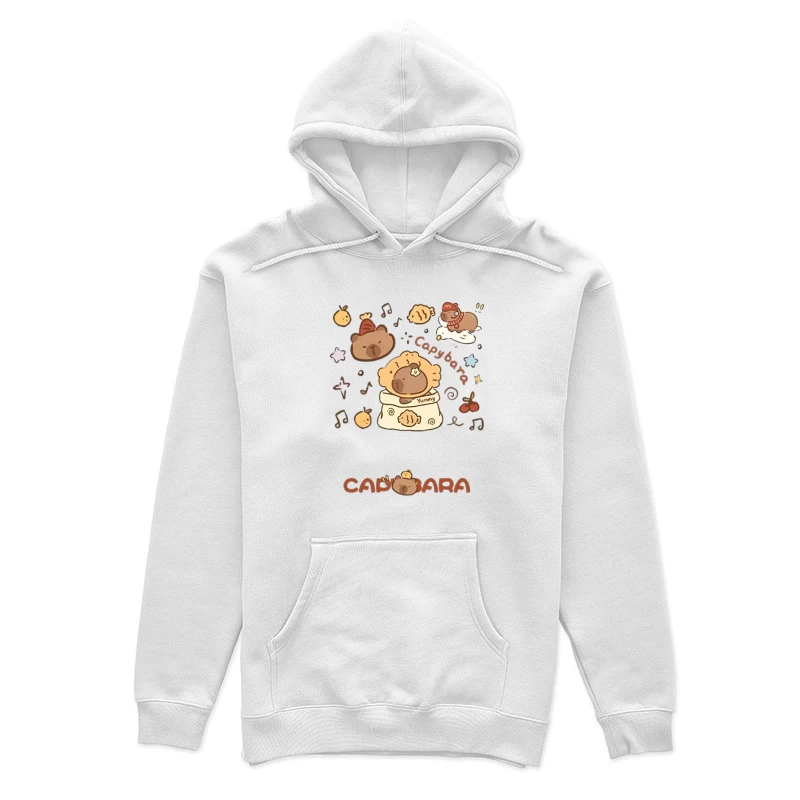 Illustrations mignonnes de capybara Femme Sweat à capuche