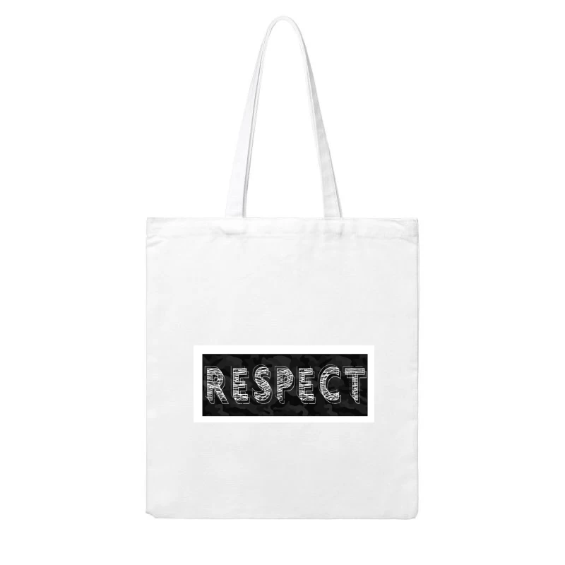 Respect Design Cotton Tote Bag