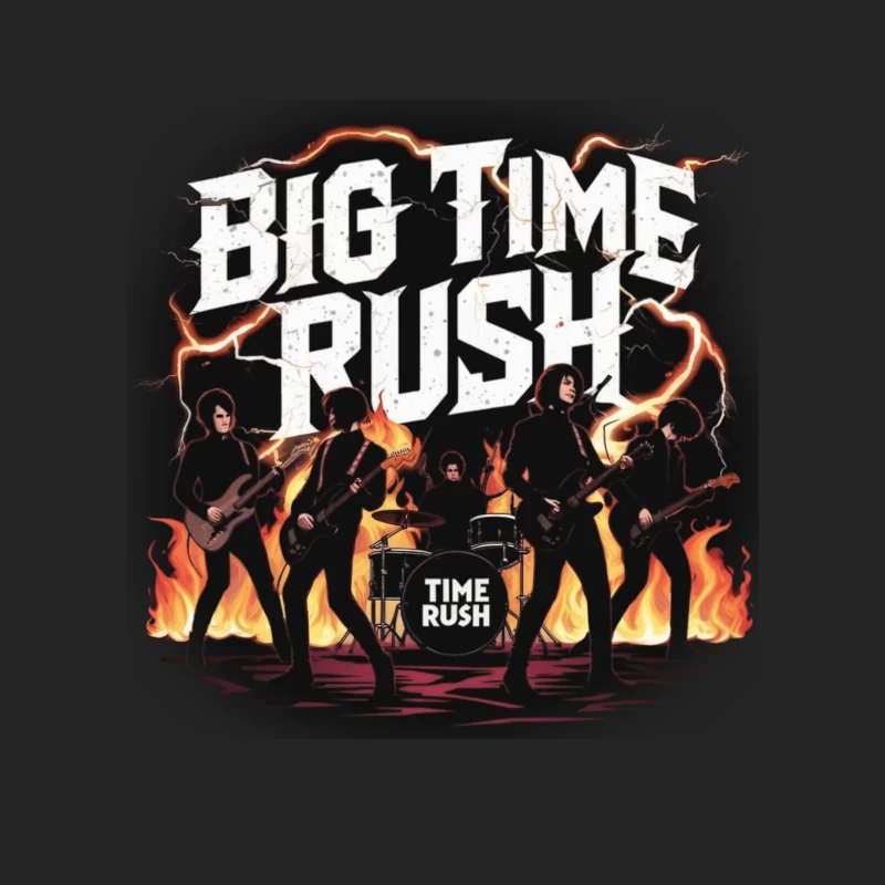 Rock Band Biug Time and Rush Female Pullover Sweatshirt