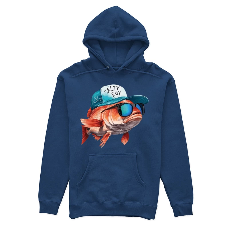 Kühler Salty Boy Fisch Damen Pullover Hoodie