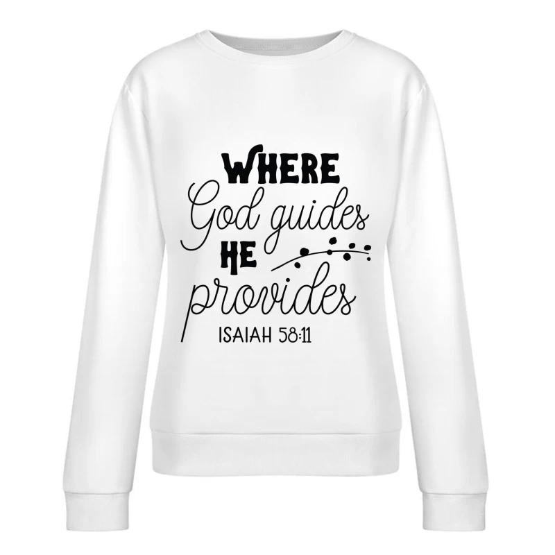 Citation Inspirante de la Bible Femme Sweat-shirt à enfiler