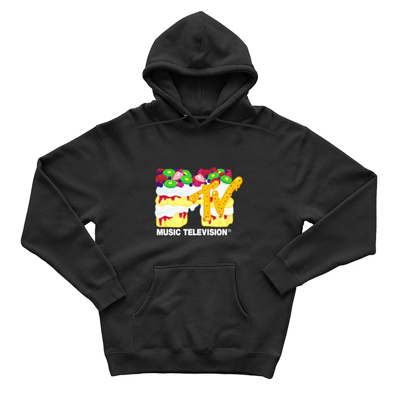 MTV Dessert Logo mit Früchten Herren Pullover Hoodie