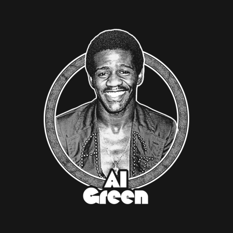 Al Green  Retro Aesthetic 70s Soul Fan Design Mouse Pad