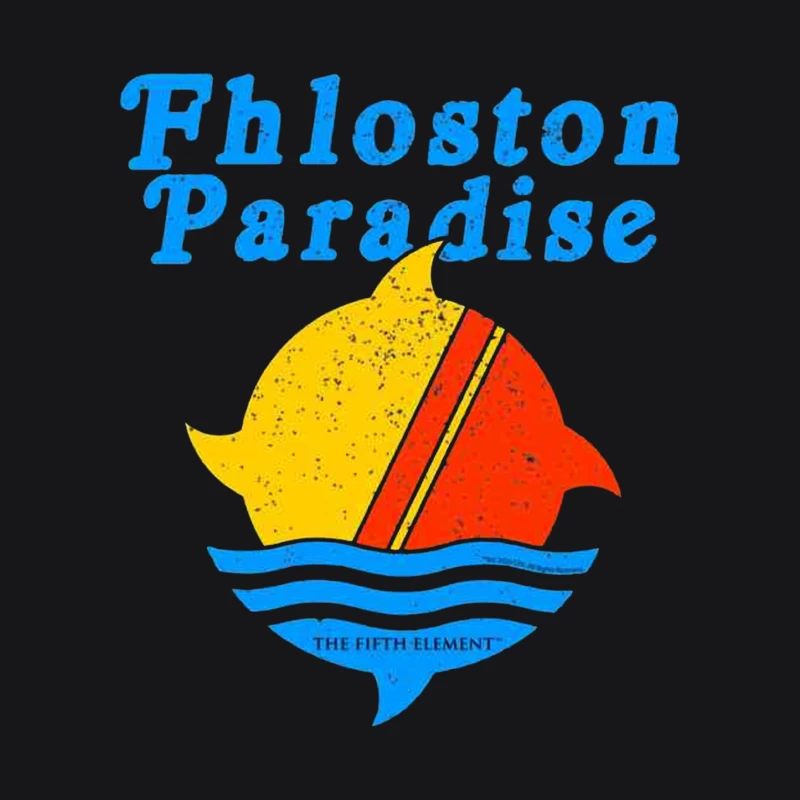Fhloston Paradise Retro Logo Male Pullover Hoodie