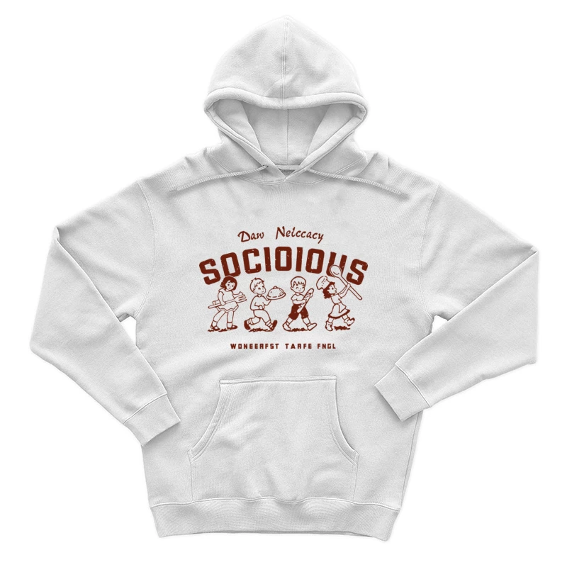 Kinderspiel-Design für geselliges Essen Herren Pullover Hoodie