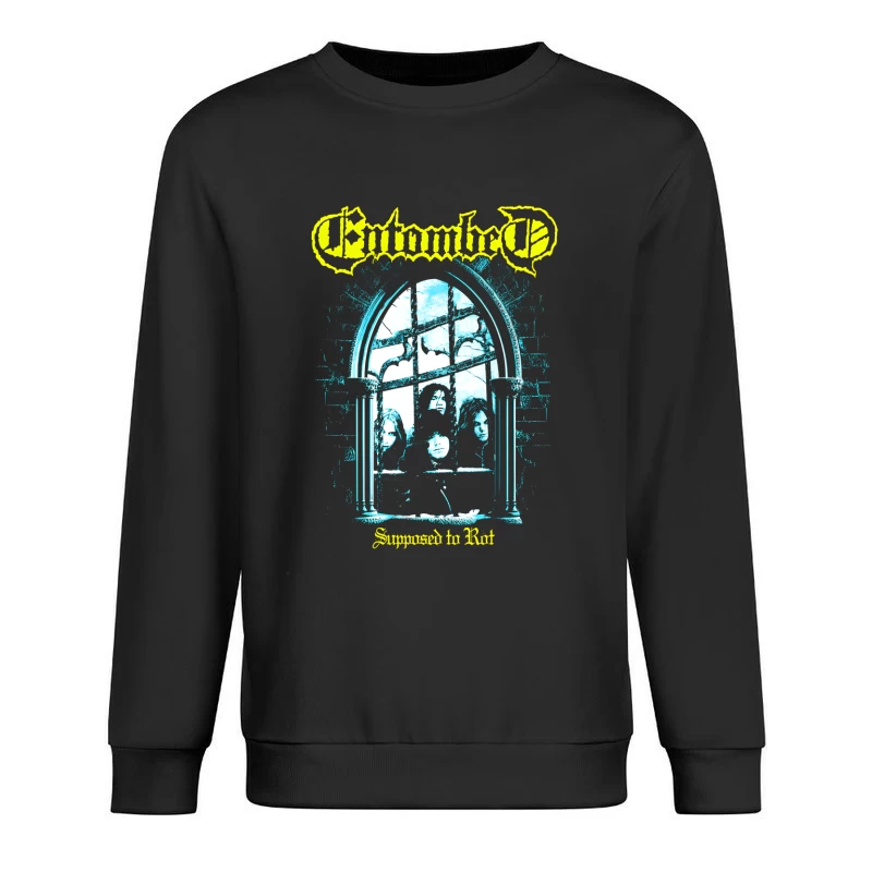 Entombed Supposed to Rot Male Pullover Sweatshirt